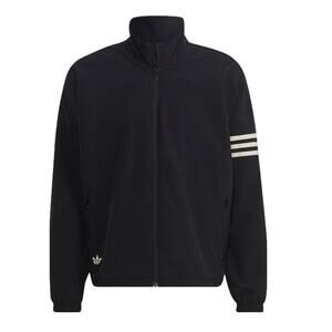 Adidas Neuclassics Track Jacket Black Full Zip Up Men's MEDIUM Athletic Casual